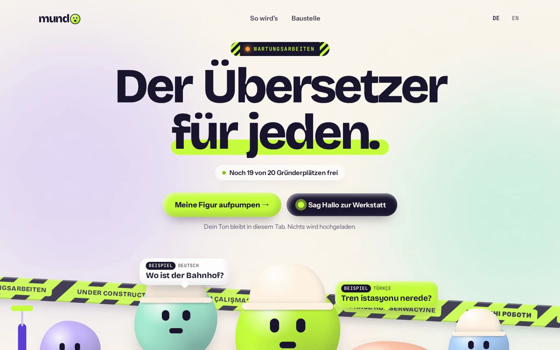Screenshot: Mundo — Der Übersetzer für jeden