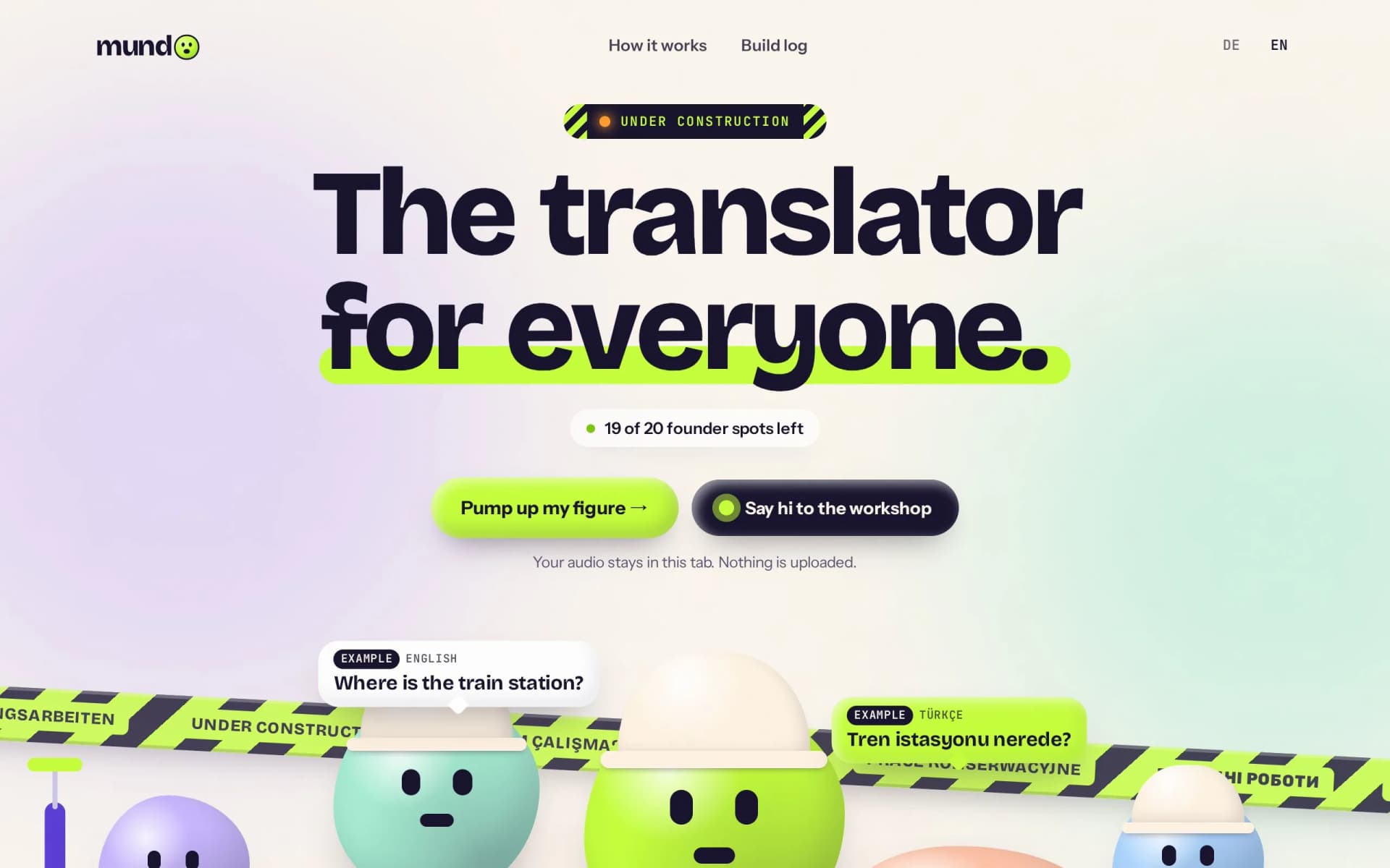 Preview: Mundo — The translator for everyone