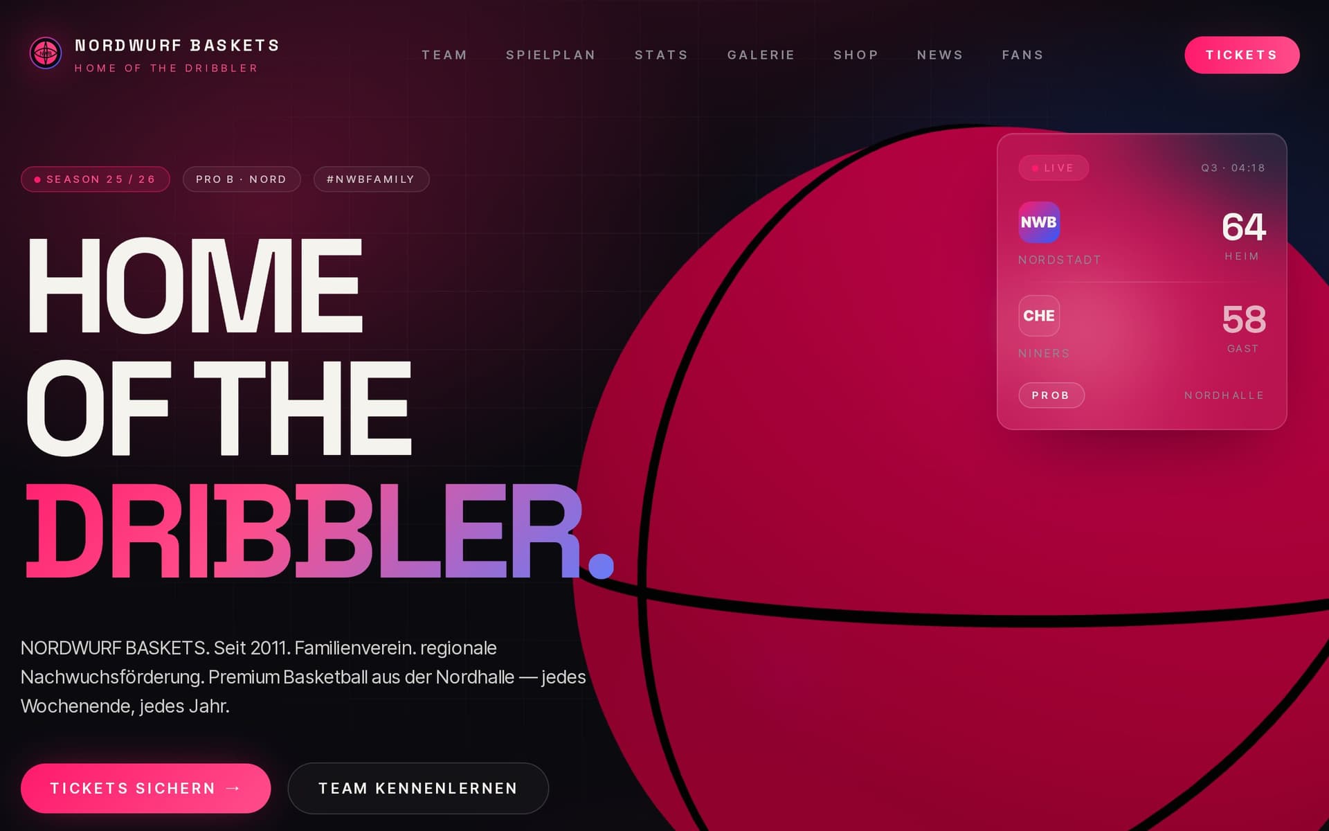 Vorschau: Nordwurf Baskets — Der Verein, digital aufgestellt