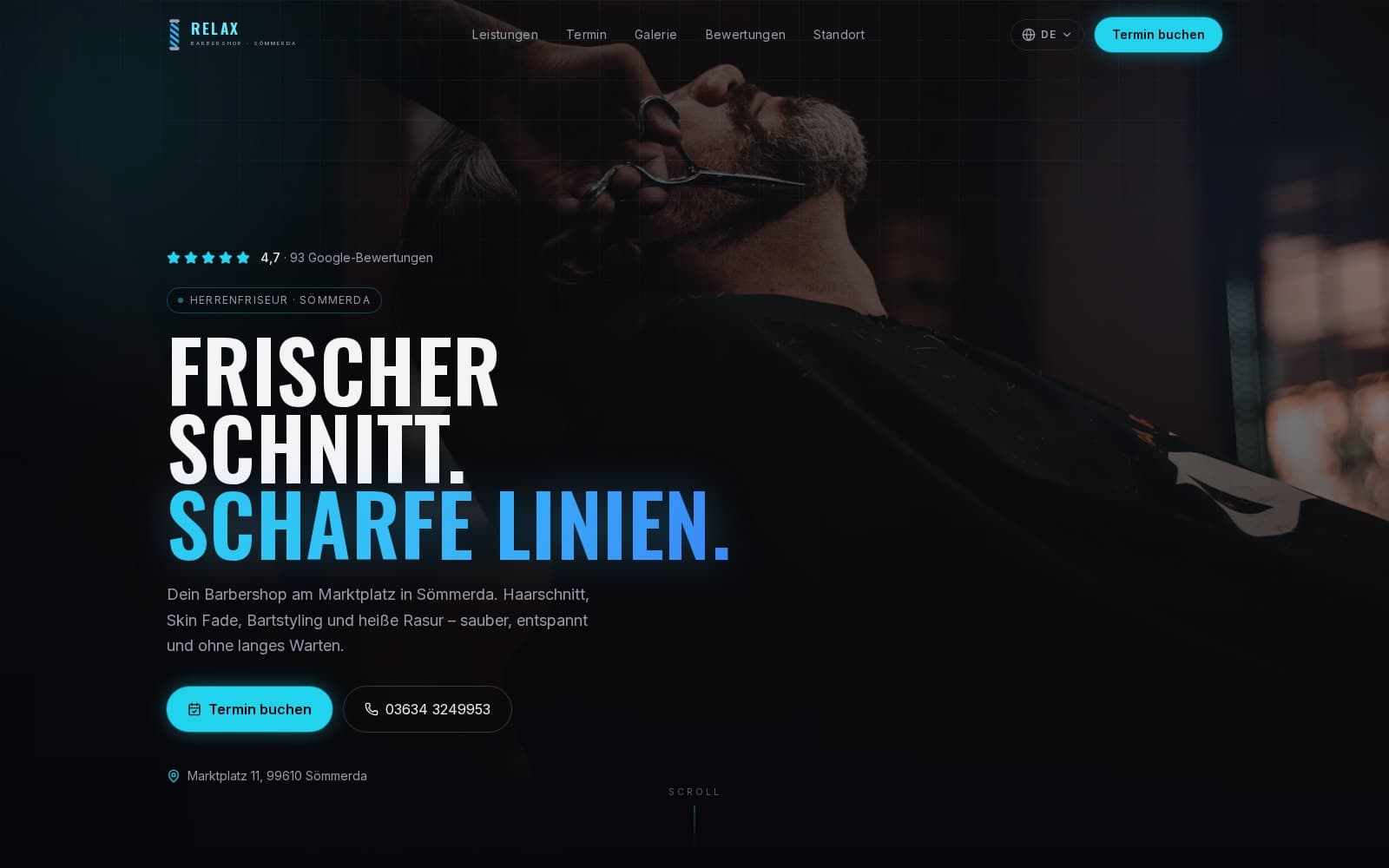 Vorschau: Relax BarberShop — Neon Barbering
