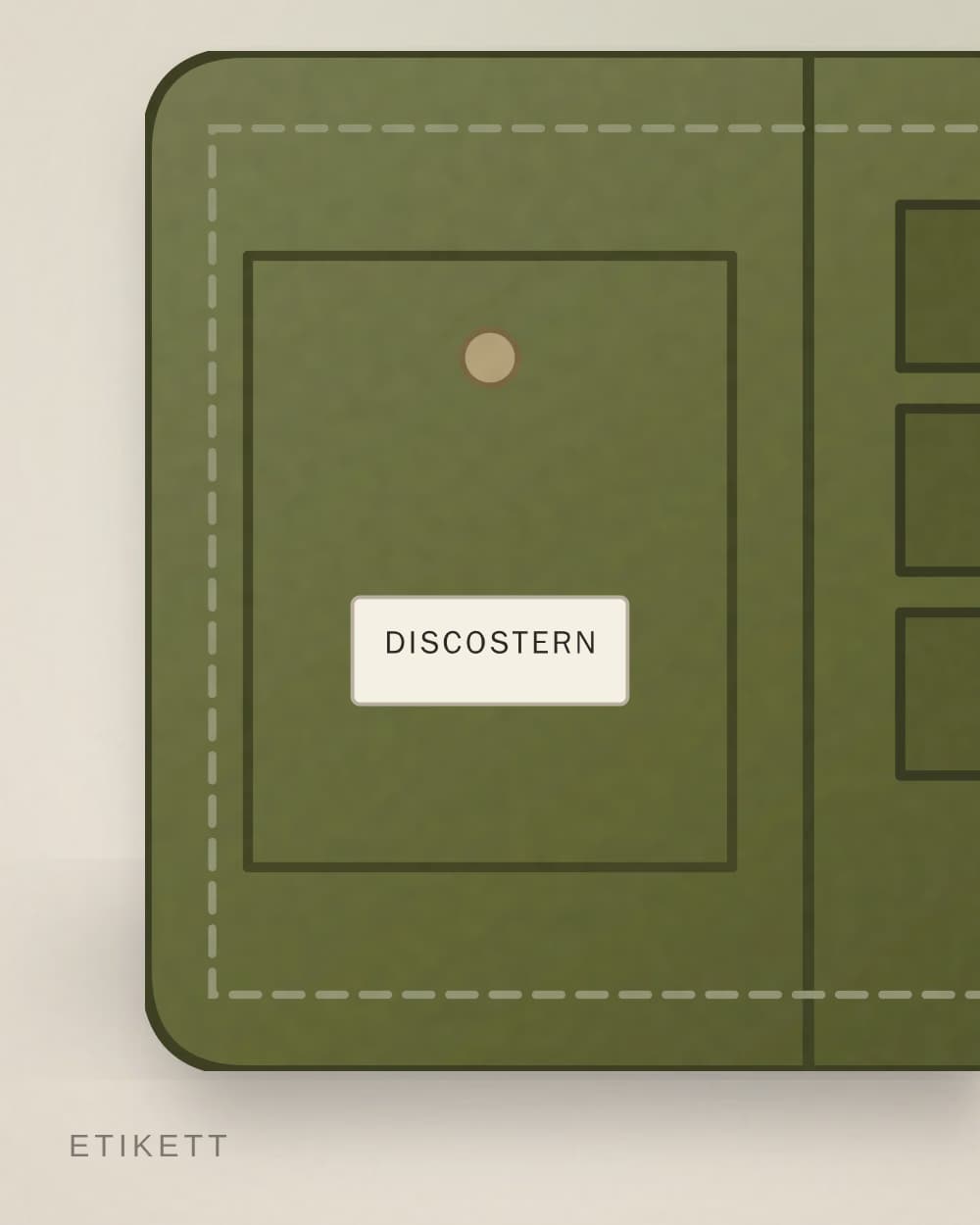 Eingenähtes Etikett von DISCOSTERN