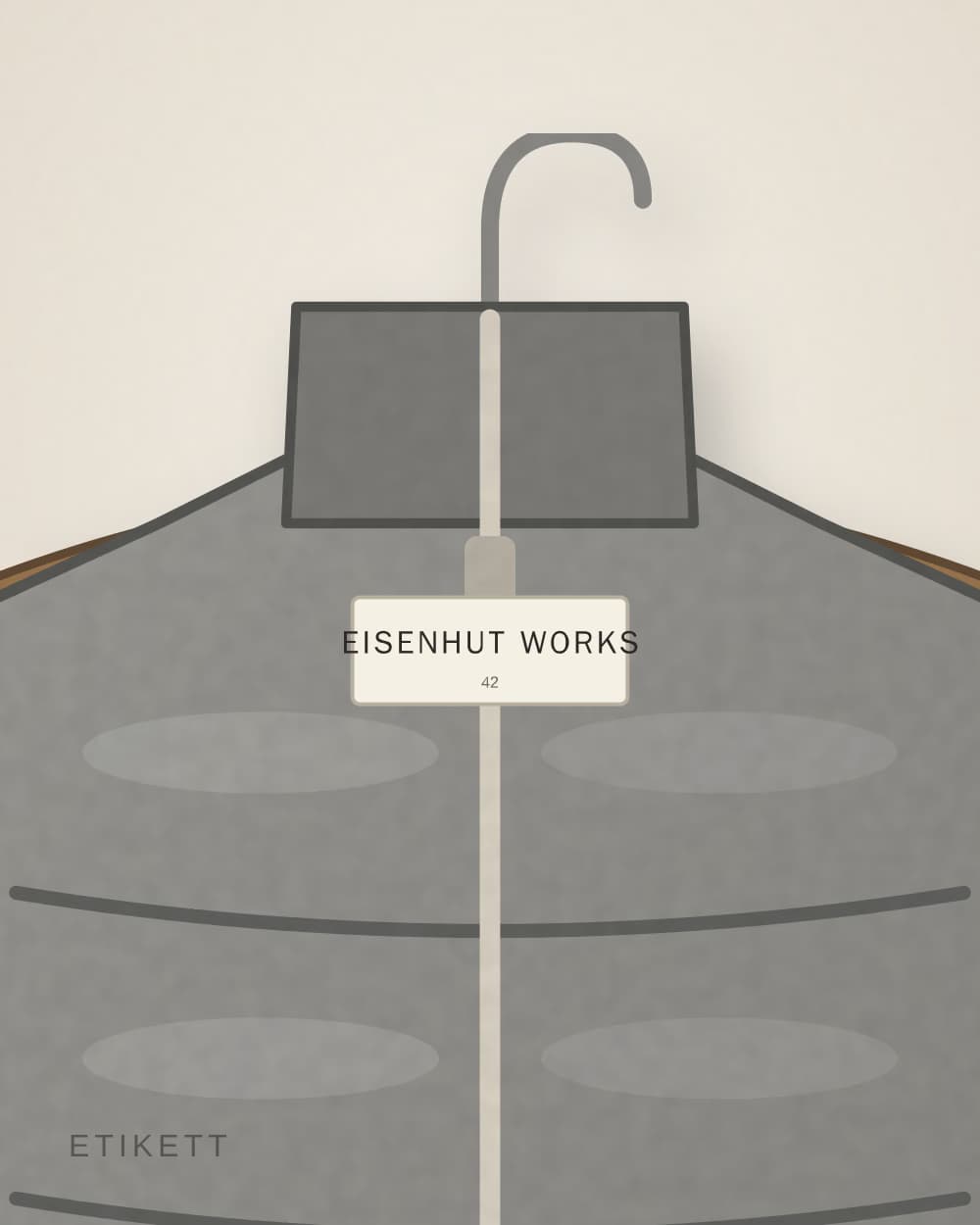Eingenähtes Etikett von EISENHUT WORKS