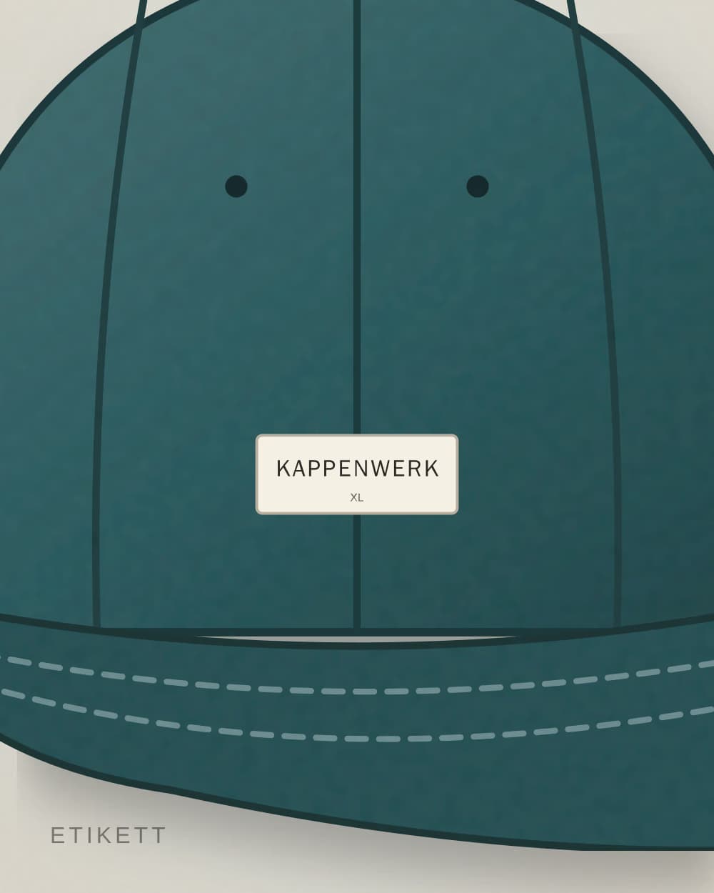 Eingenähtes Etikett von KAPPENWERK