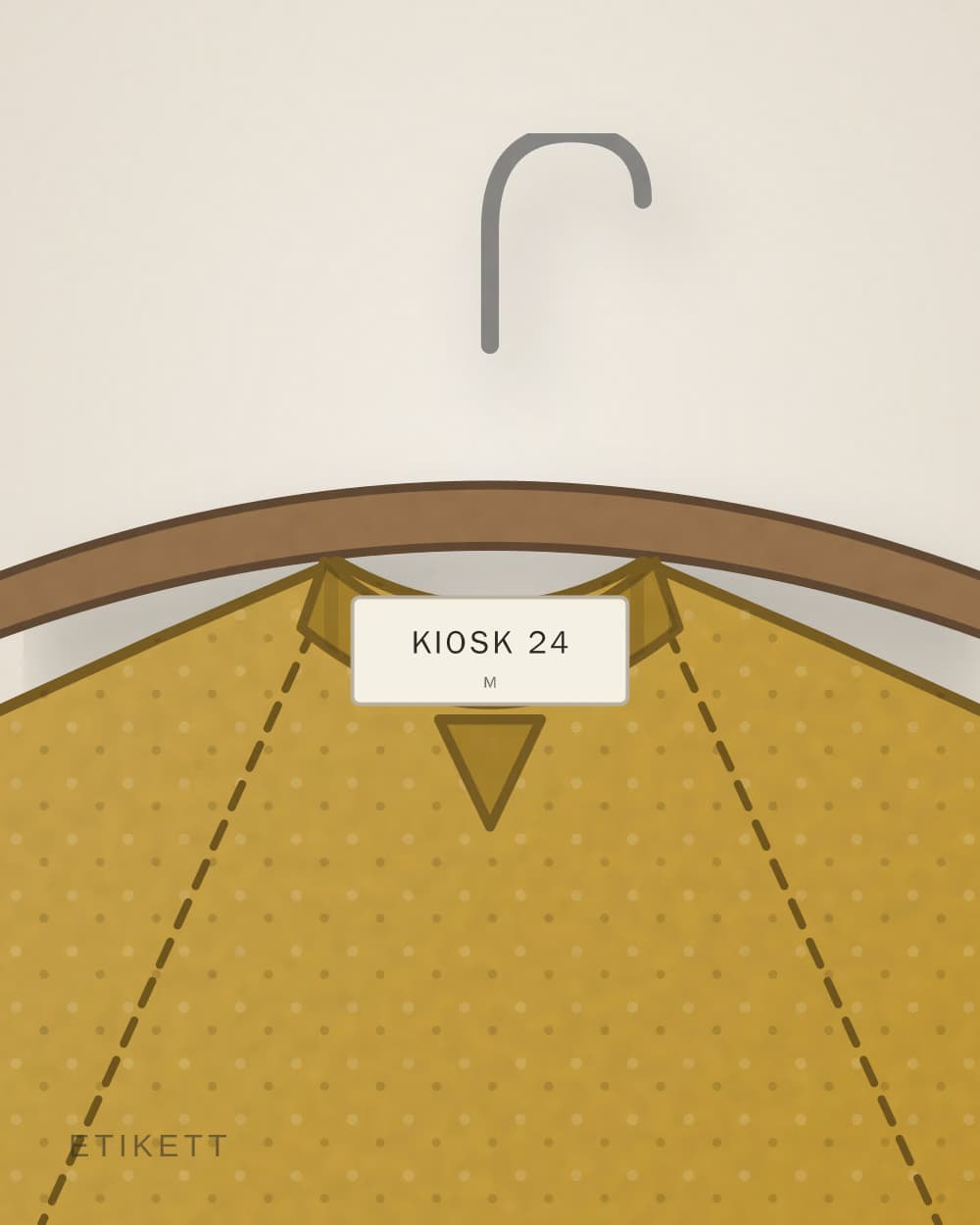 Eingenähtes Etikett von KIOSK 24