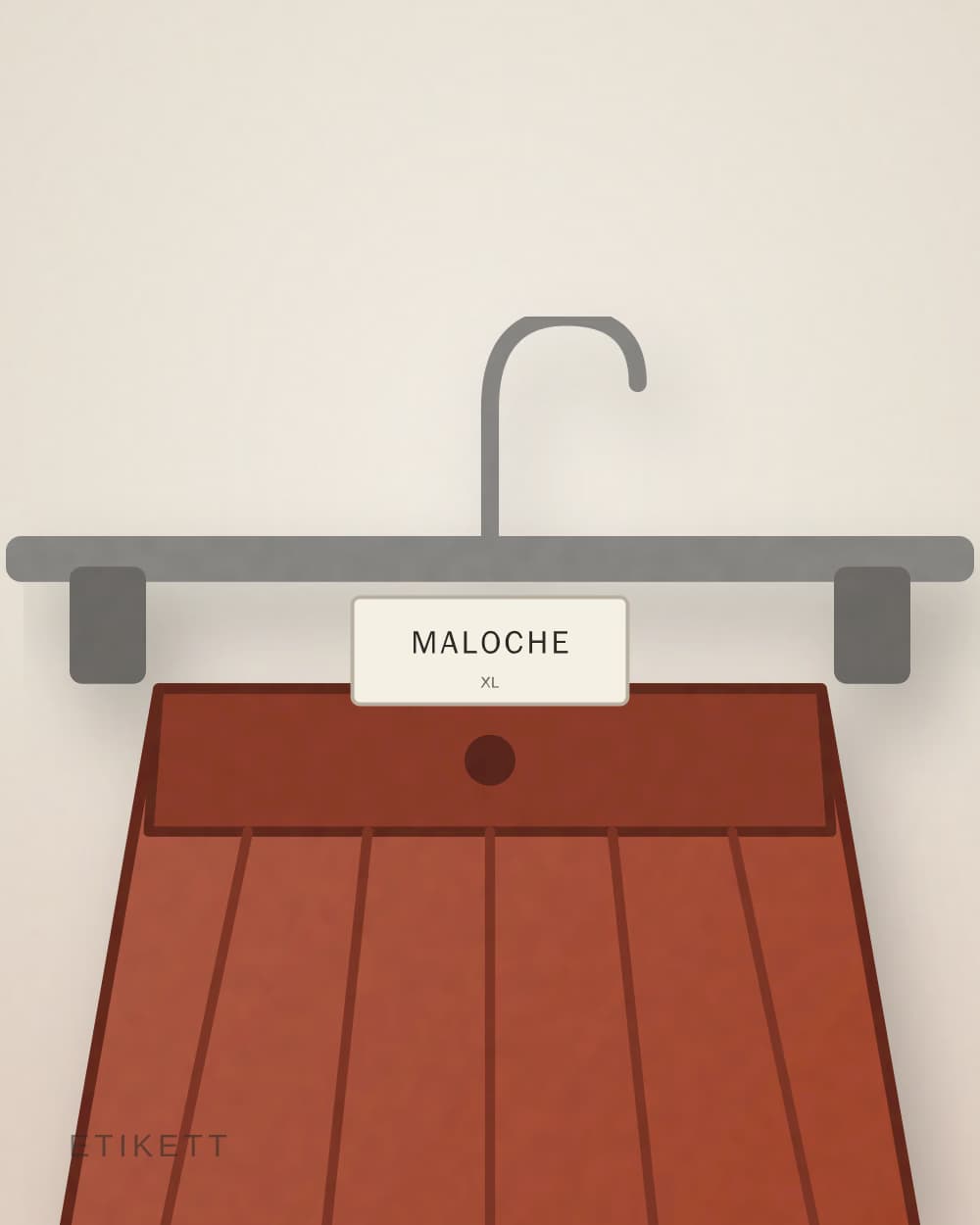 Eingenähtes Etikett von MALOCHE