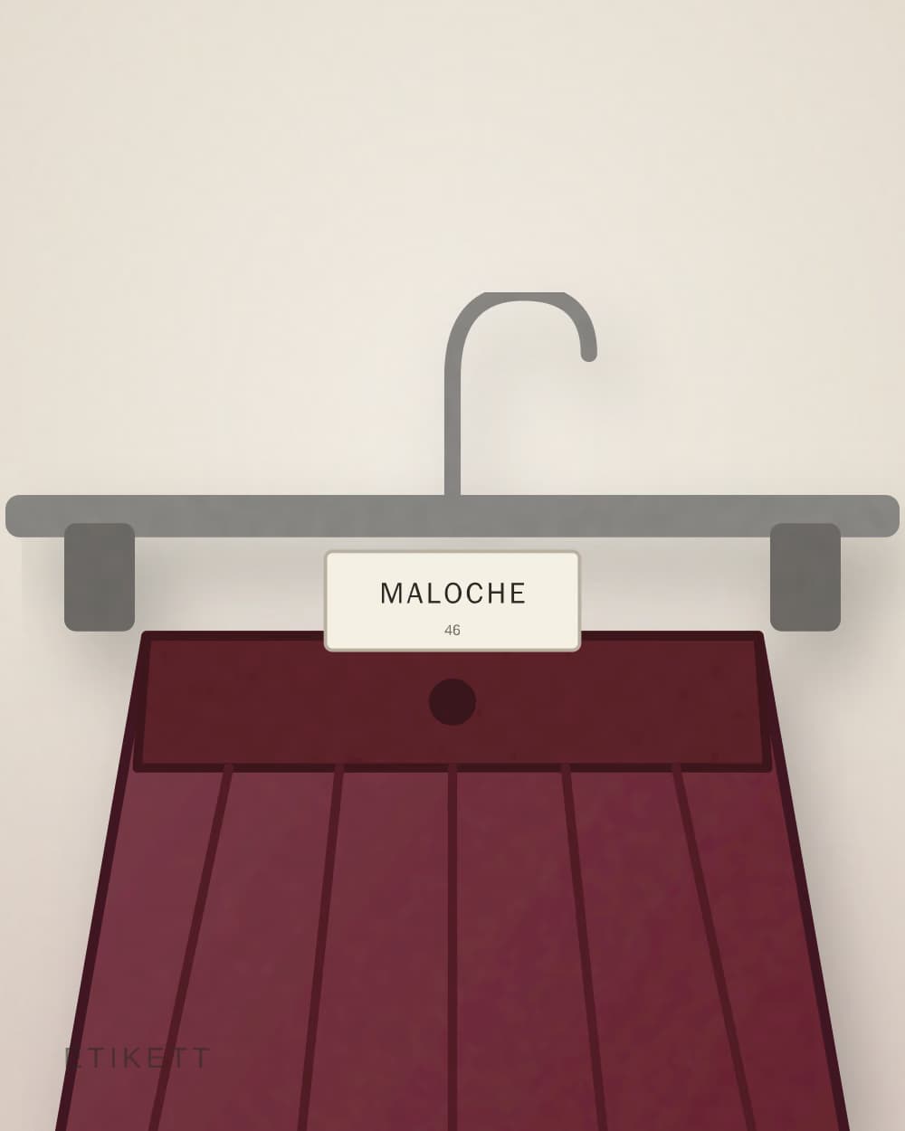 Eingenähtes Etikett von MALOCHE