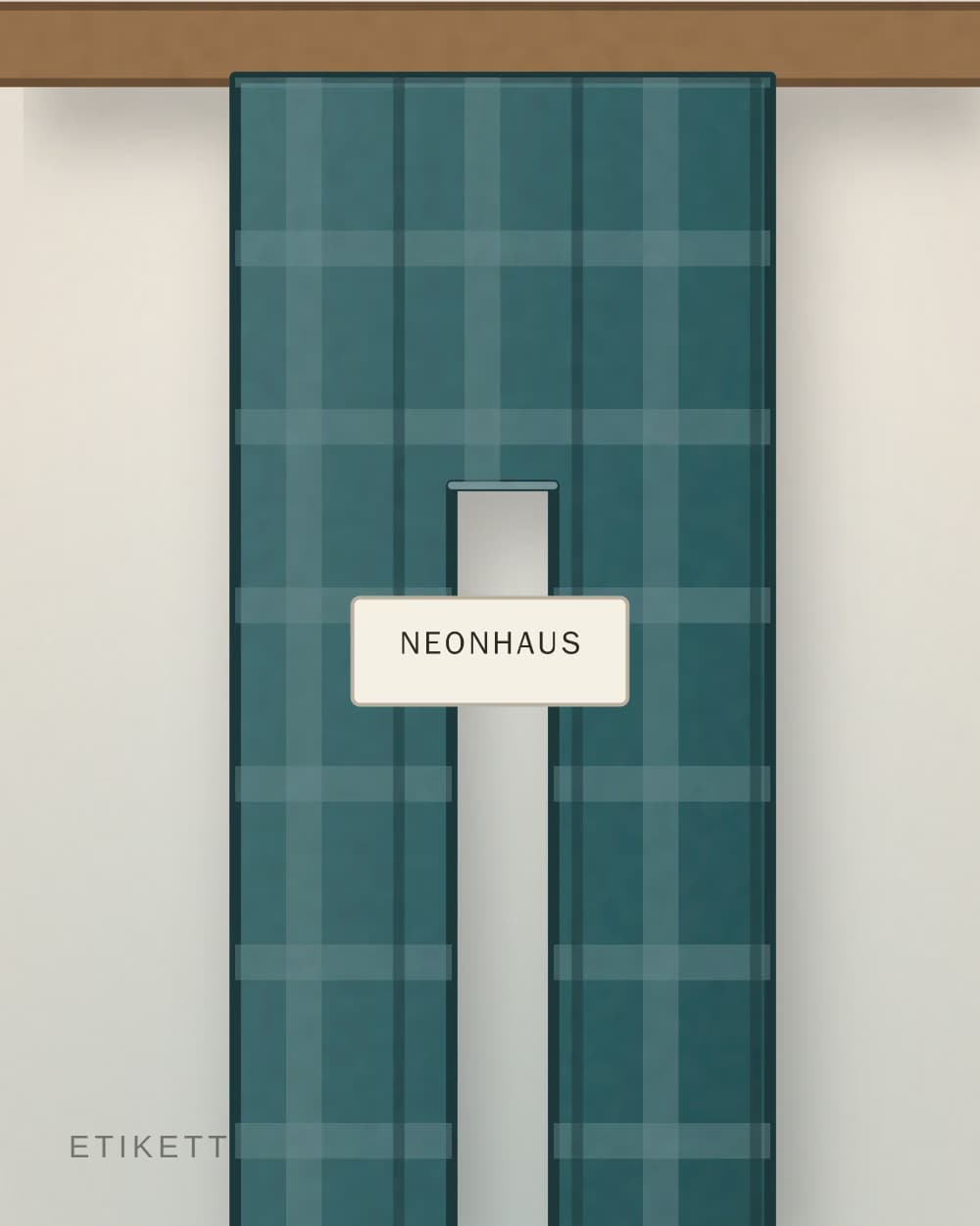 Eingenähtes Etikett von NEONHAUS