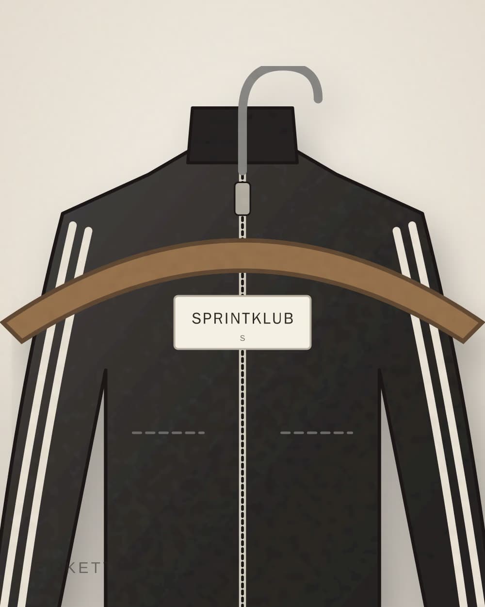 Eingenähtes Etikett von SPRINTKLUB