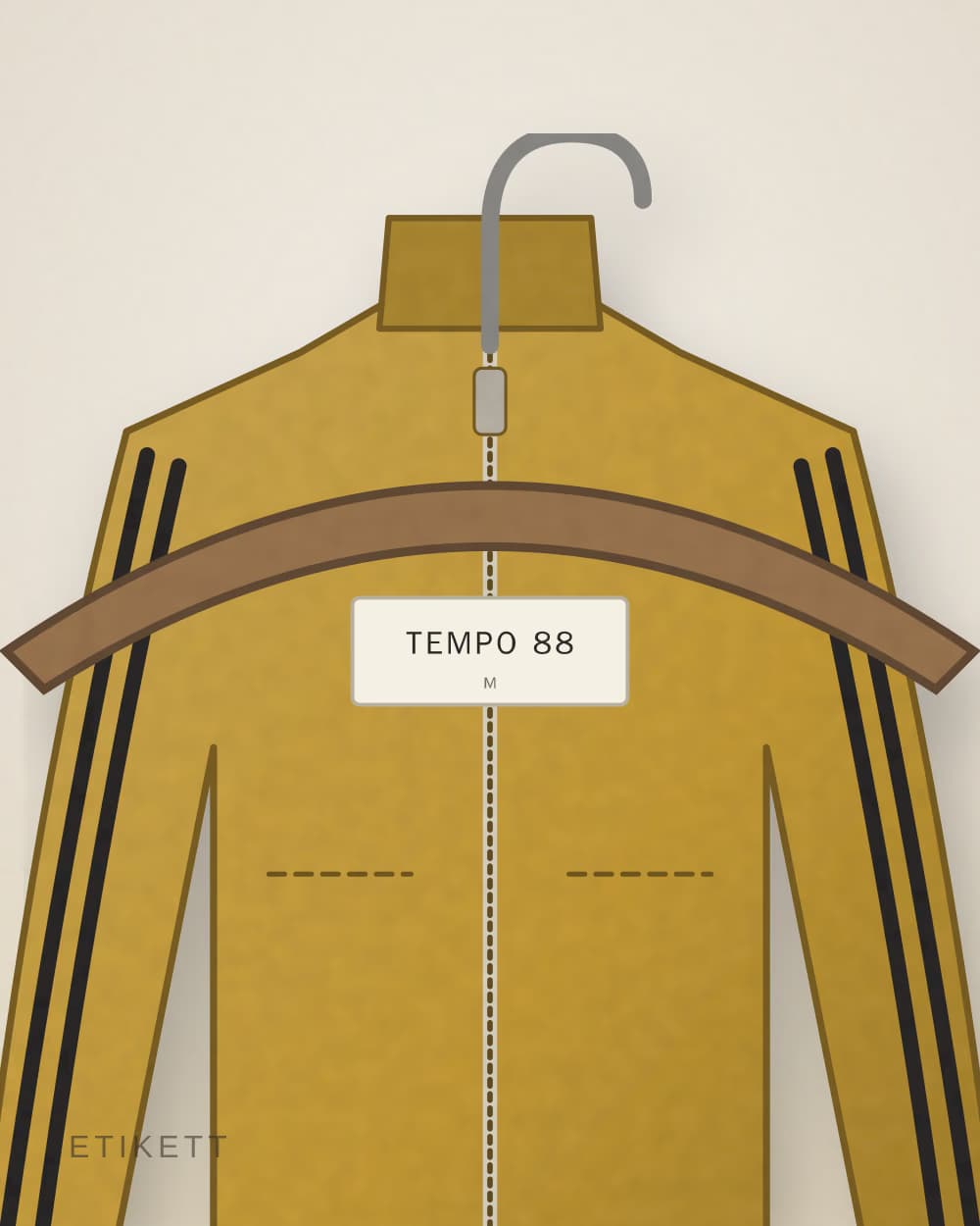 Eingenähtes Etikett von TEMPO 88