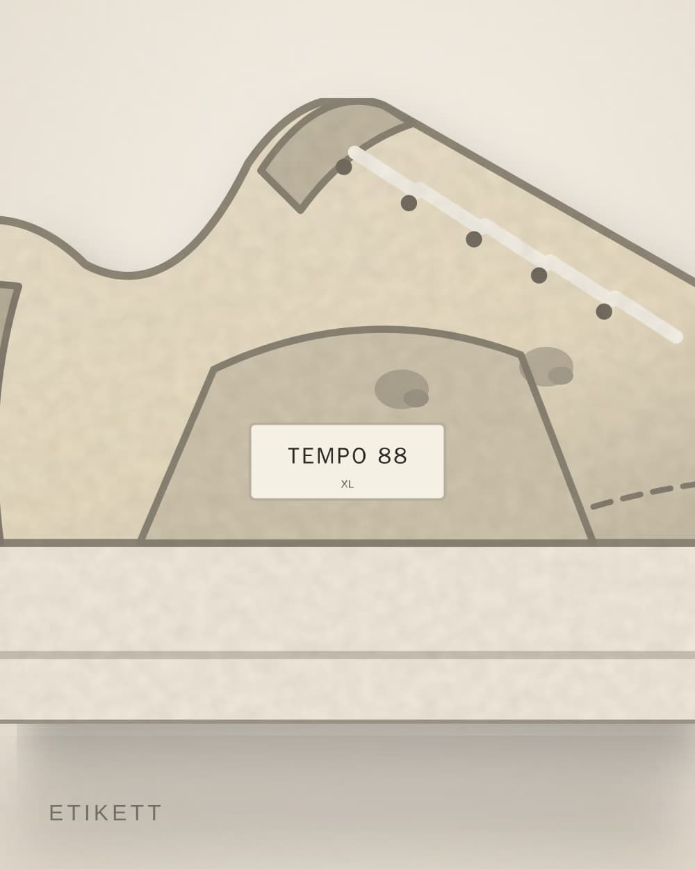 Eingenähtes Etikett von TEMPO 88