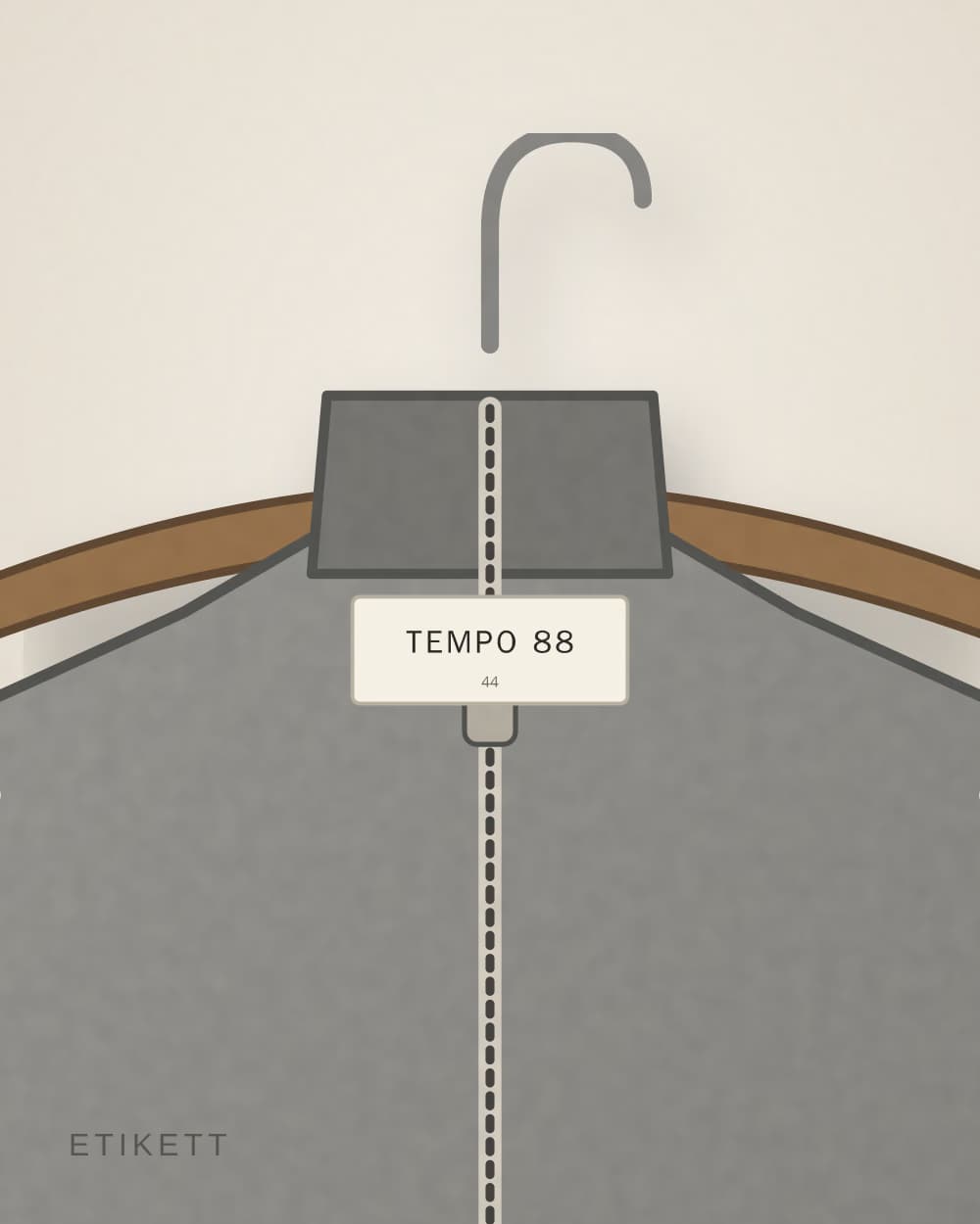 Eingenähtes Etikett von TEMPO 88