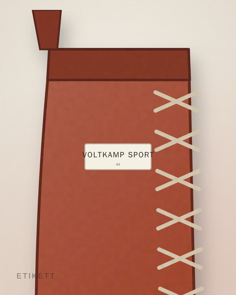 Eingenähtes Etikett von VOLTKAMP SPORT