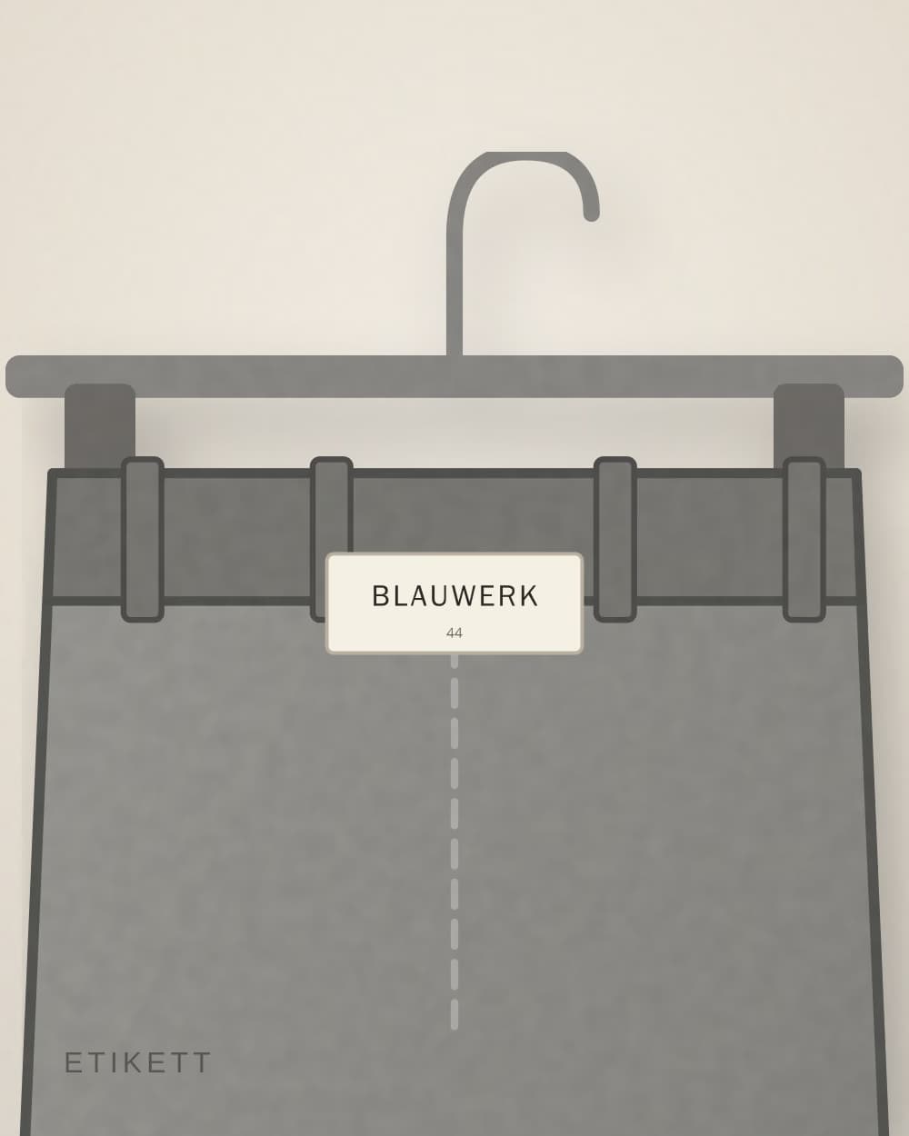 Eingenähtes Etikett von BLAUWERK