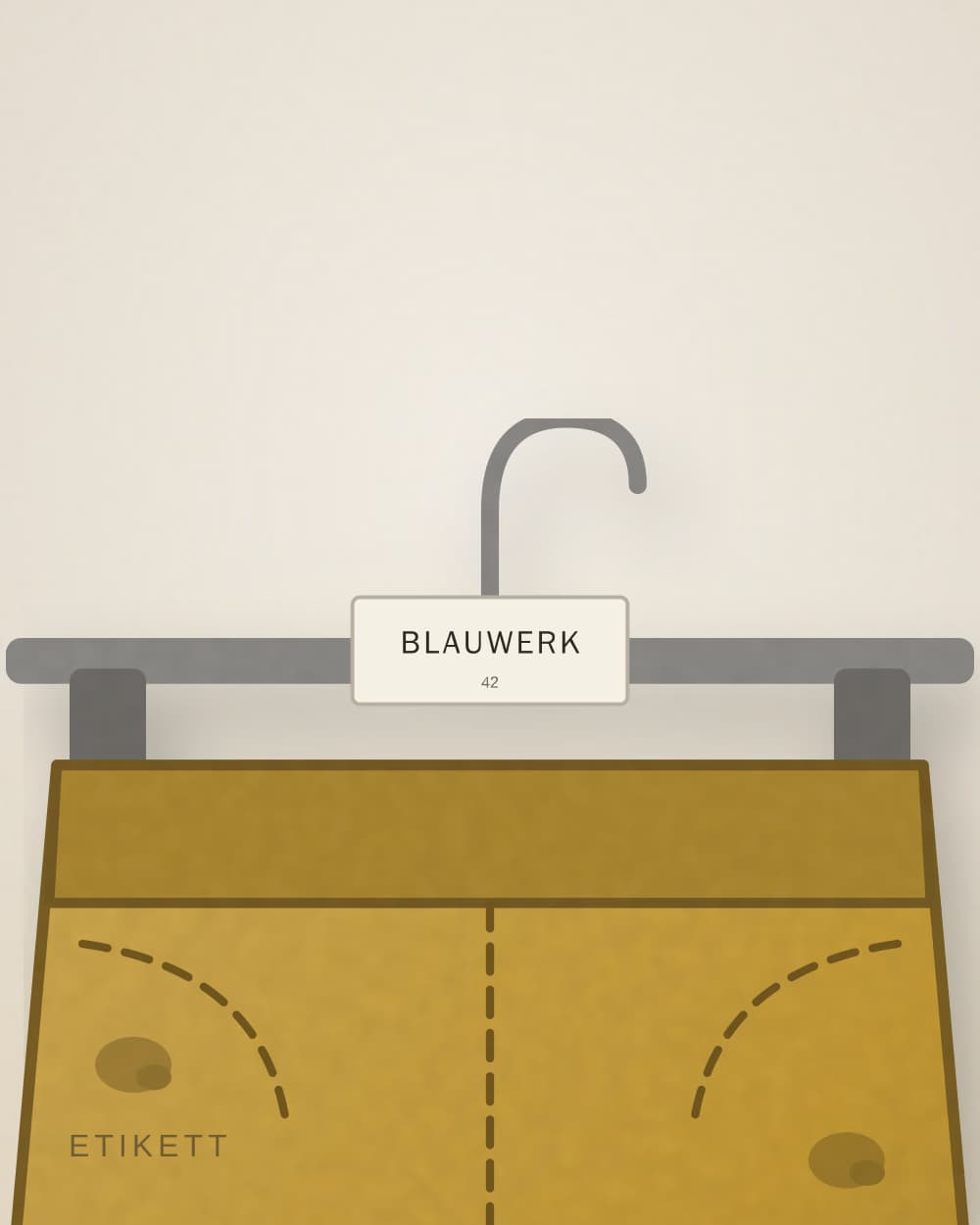Eingenähtes Etikett von BLAUWERK