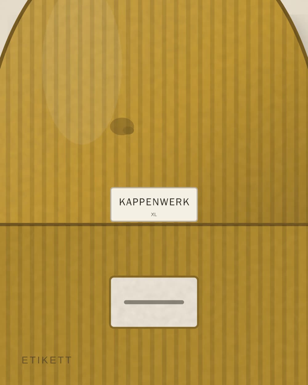 Eingenähtes Etikett von KAPPENWERK