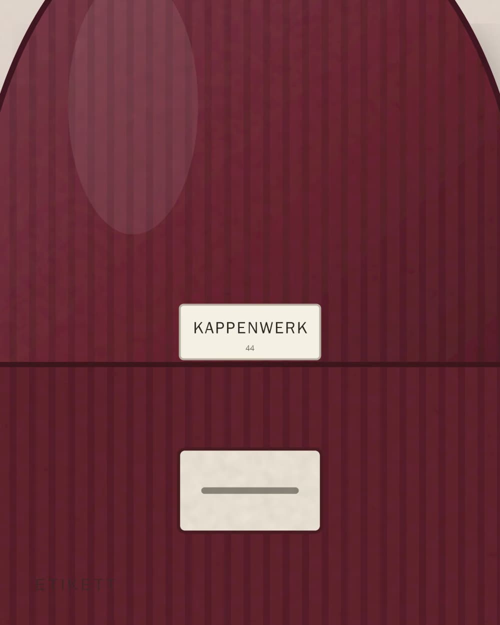 Eingenähtes Etikett von KAPPENWERK