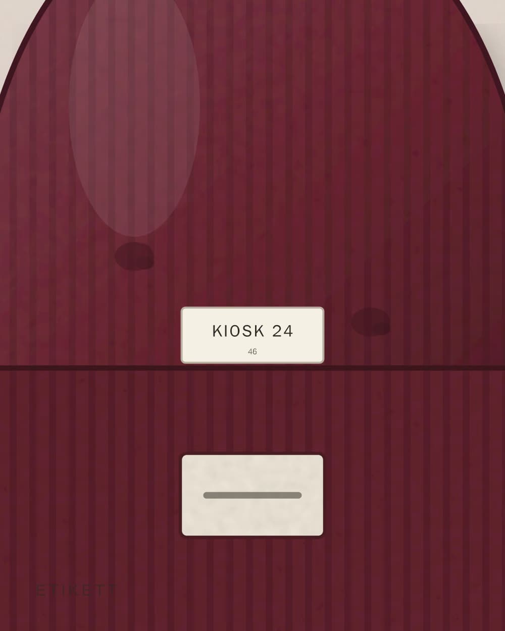 Eingenähtes Etikett von KIOSK 24
