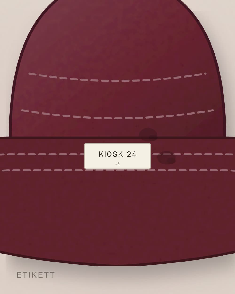 Eingenähtes Etikett von KIOSK 24