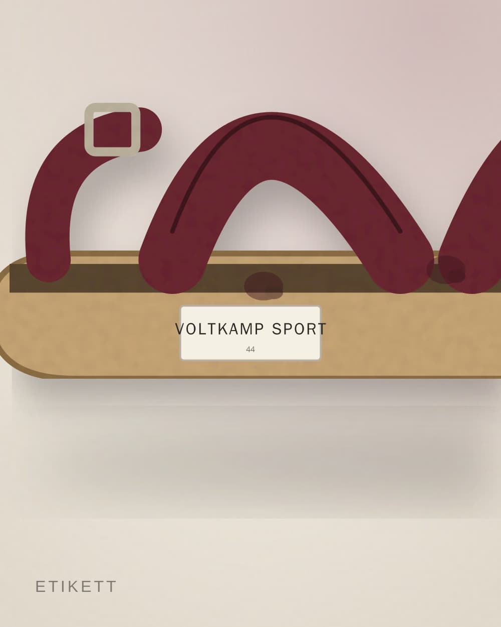 Eingenähtes Etikett von VOLTKAMP SPORT