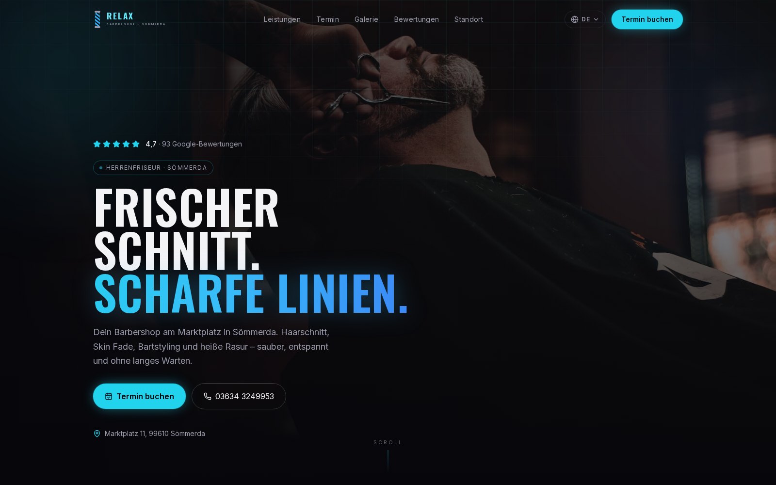 Relax BarberShop — Neon Barbering